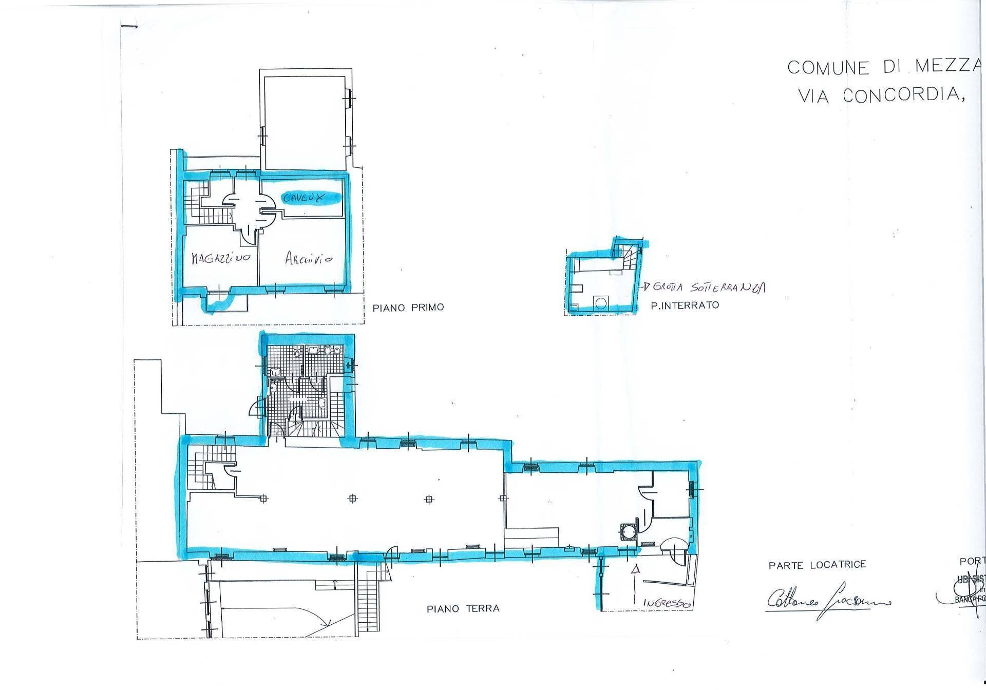 Foto 29 - Commercial Premises concordia
 
22, Mezzago - floor plans 1