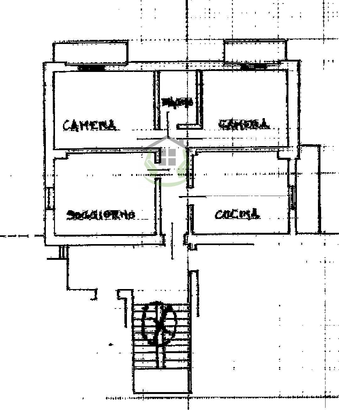 Foto 16 - Quadrilocale Contrada Parlamento, Montedinove - planimetria 1