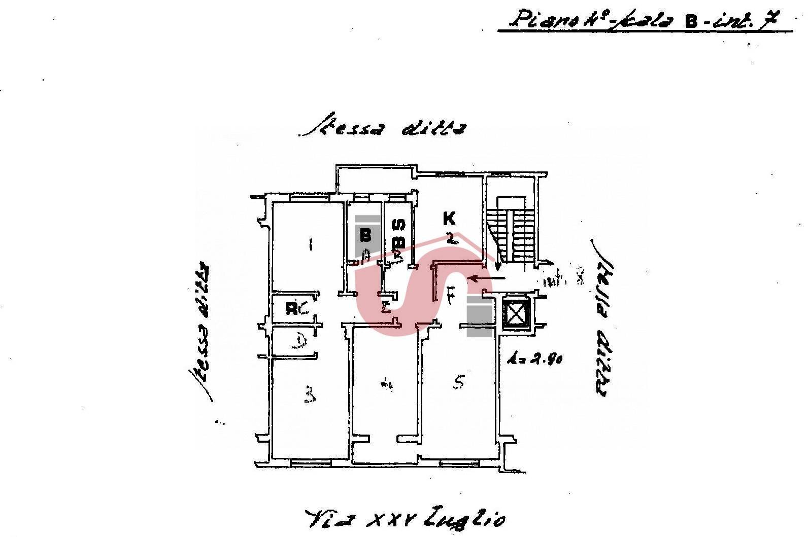 Foto 26 - Apartment Via XXV Luglio, Benevento - floor plans 1