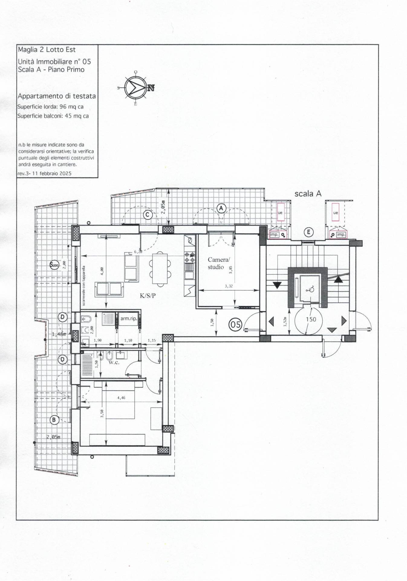 Foto 2 - Three-room apartment Massafra - photo 2