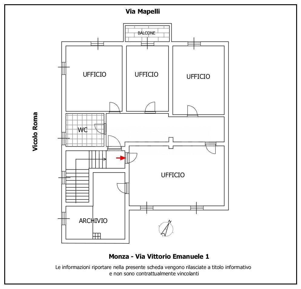 Foto 9 - Office Vittorio Emanuele
 
1, Monza - floor plans 1