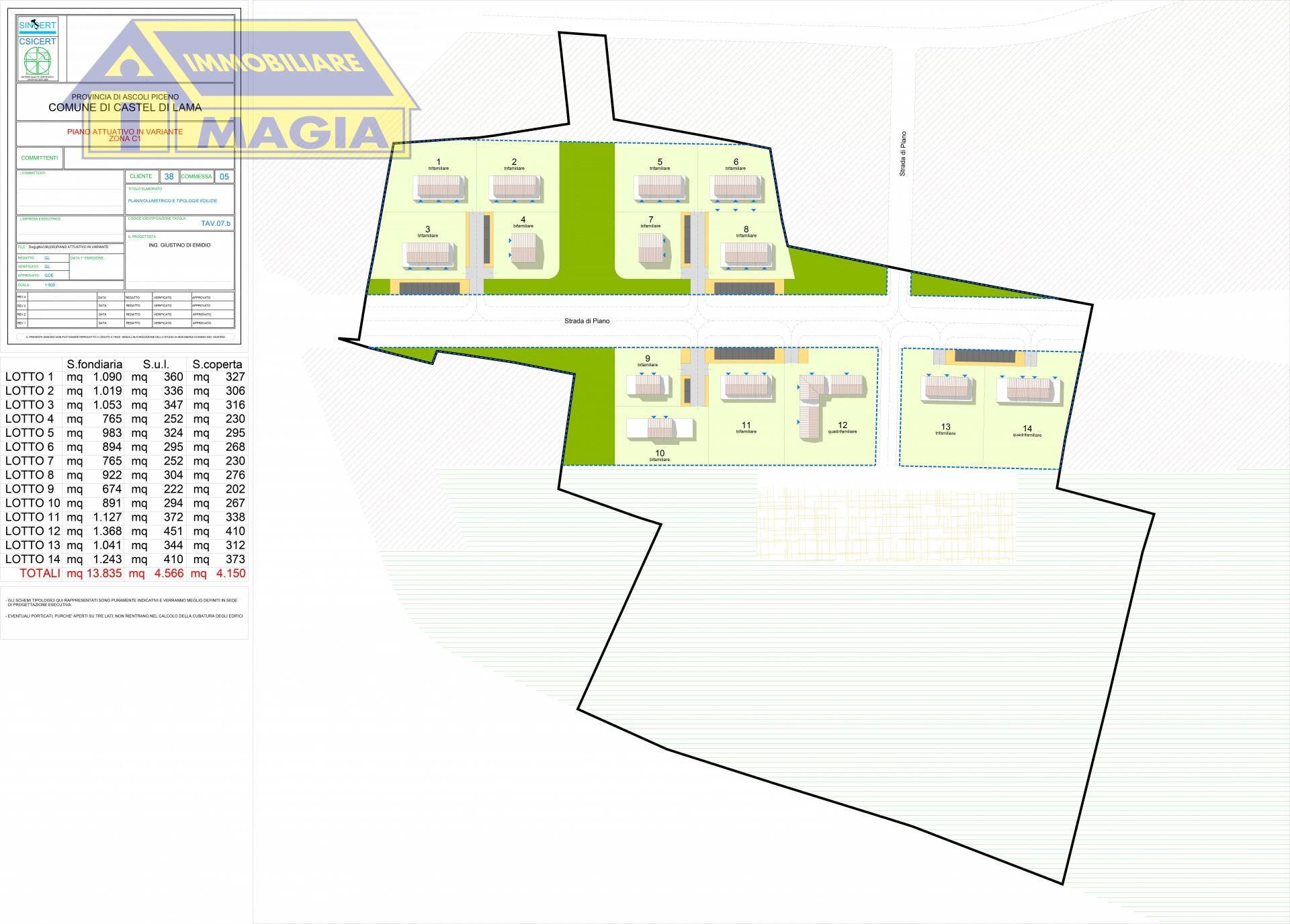 Foto 6 - Terreno edificabile 7, Castel di Lama - planimetria 1