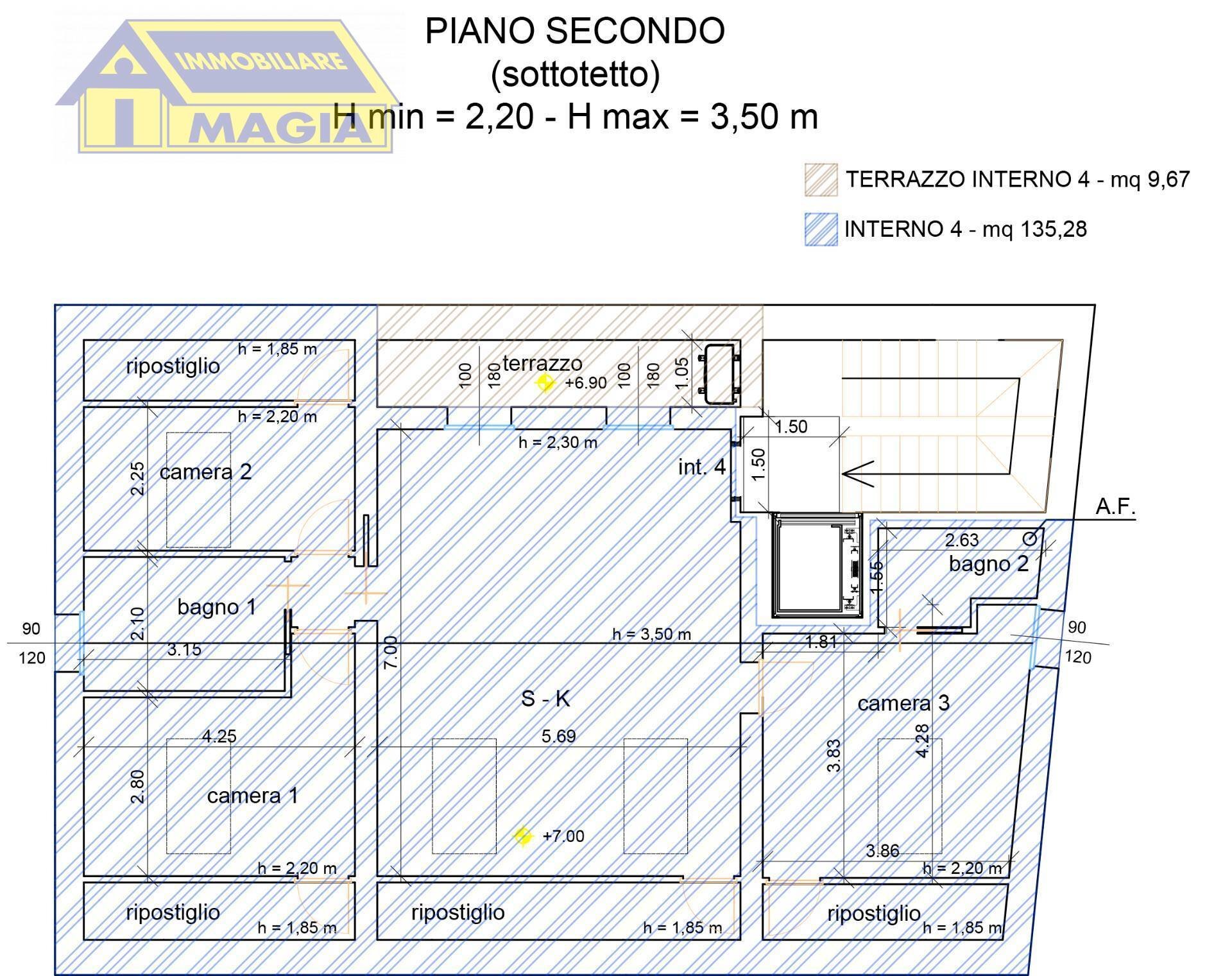 Foto 3 - Four-room apartment 67, San Benedetto del Tronto - floor plans 1
