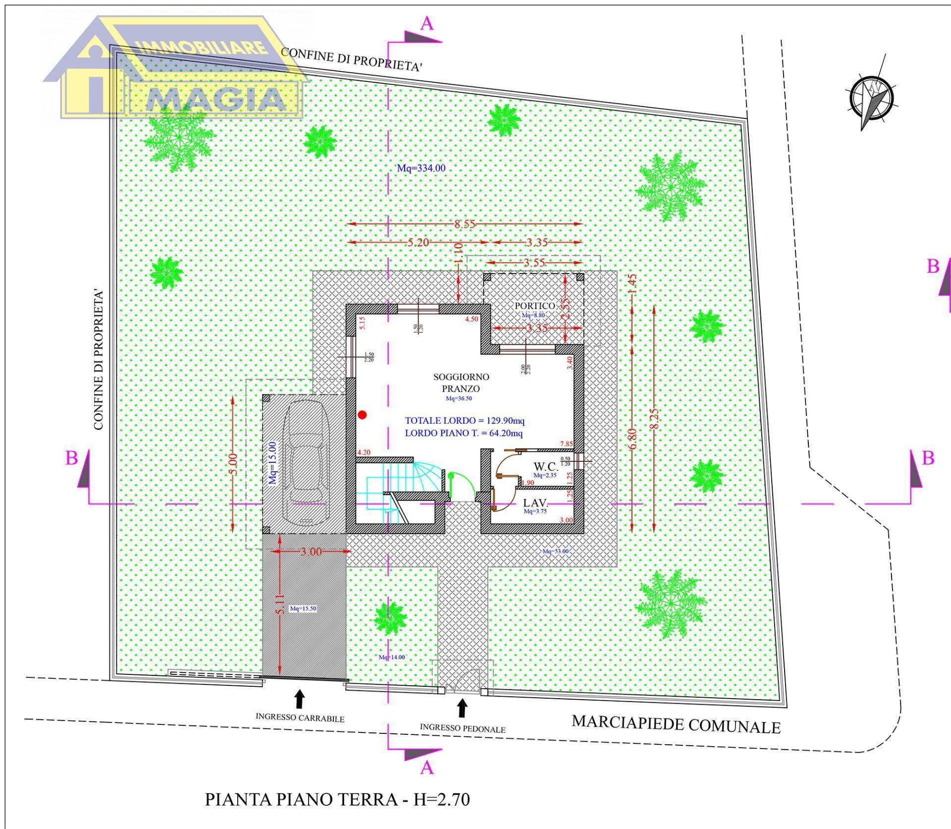 Foto 6 - Terreno edificabile 6, Folignano - planimetria 1