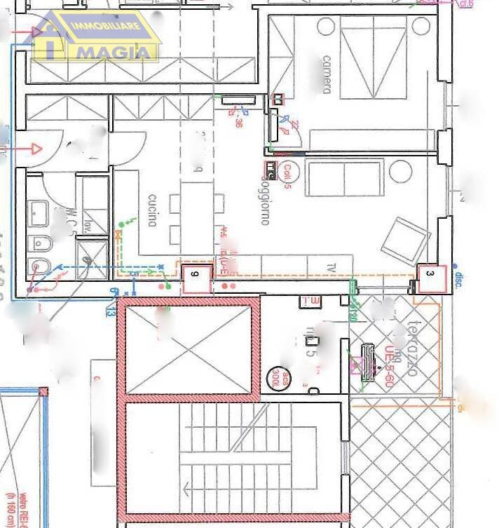Foto 10 - Bilocale Spinetoli - planimetria 1