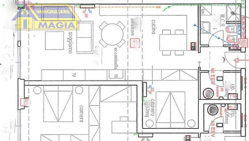Foto 14 - Bilocale 151, Spinetoli - planimetria 1
