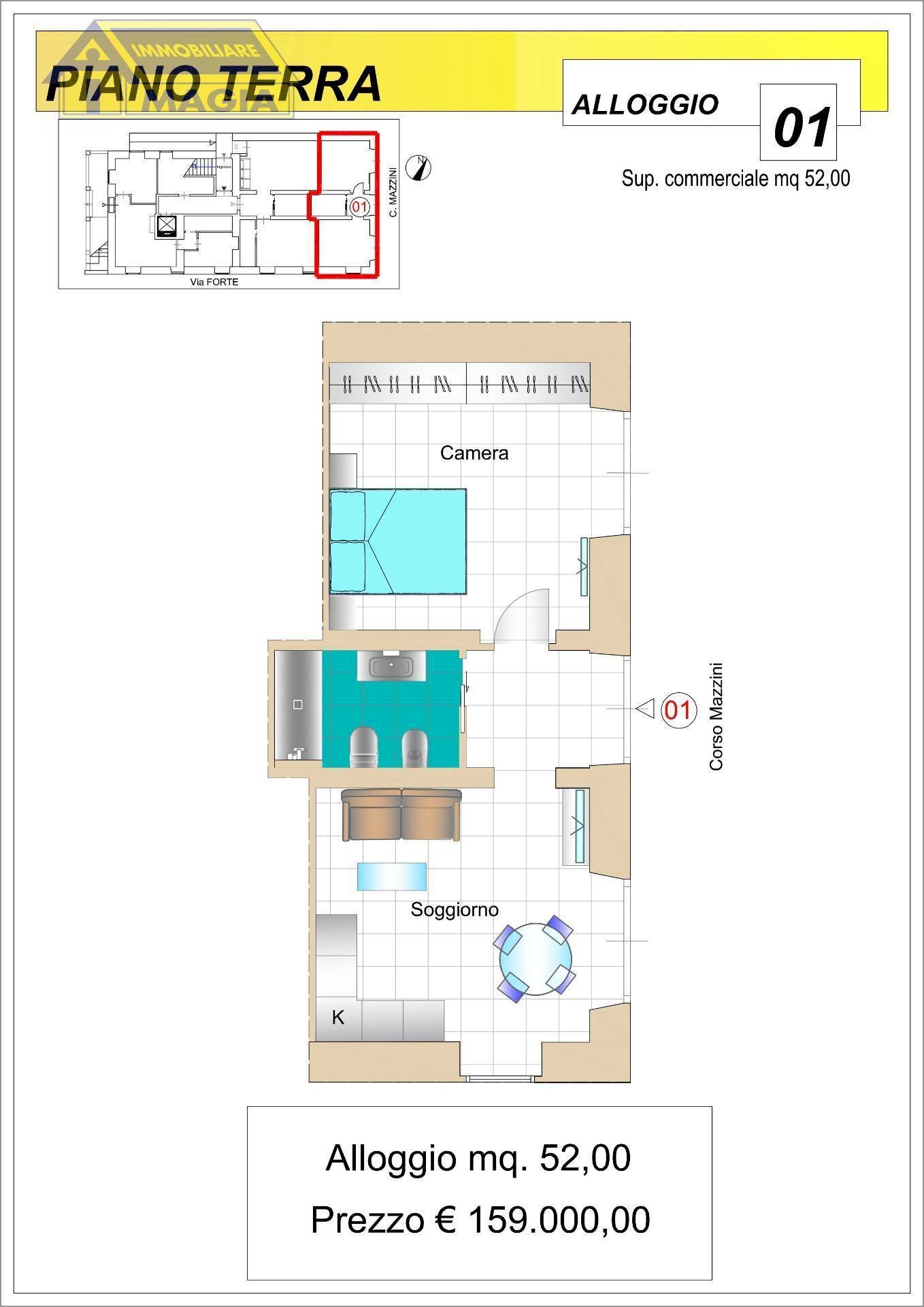Foto 13 - Two-room apartment 47, San Benedetto del Tronto - floor plans 1