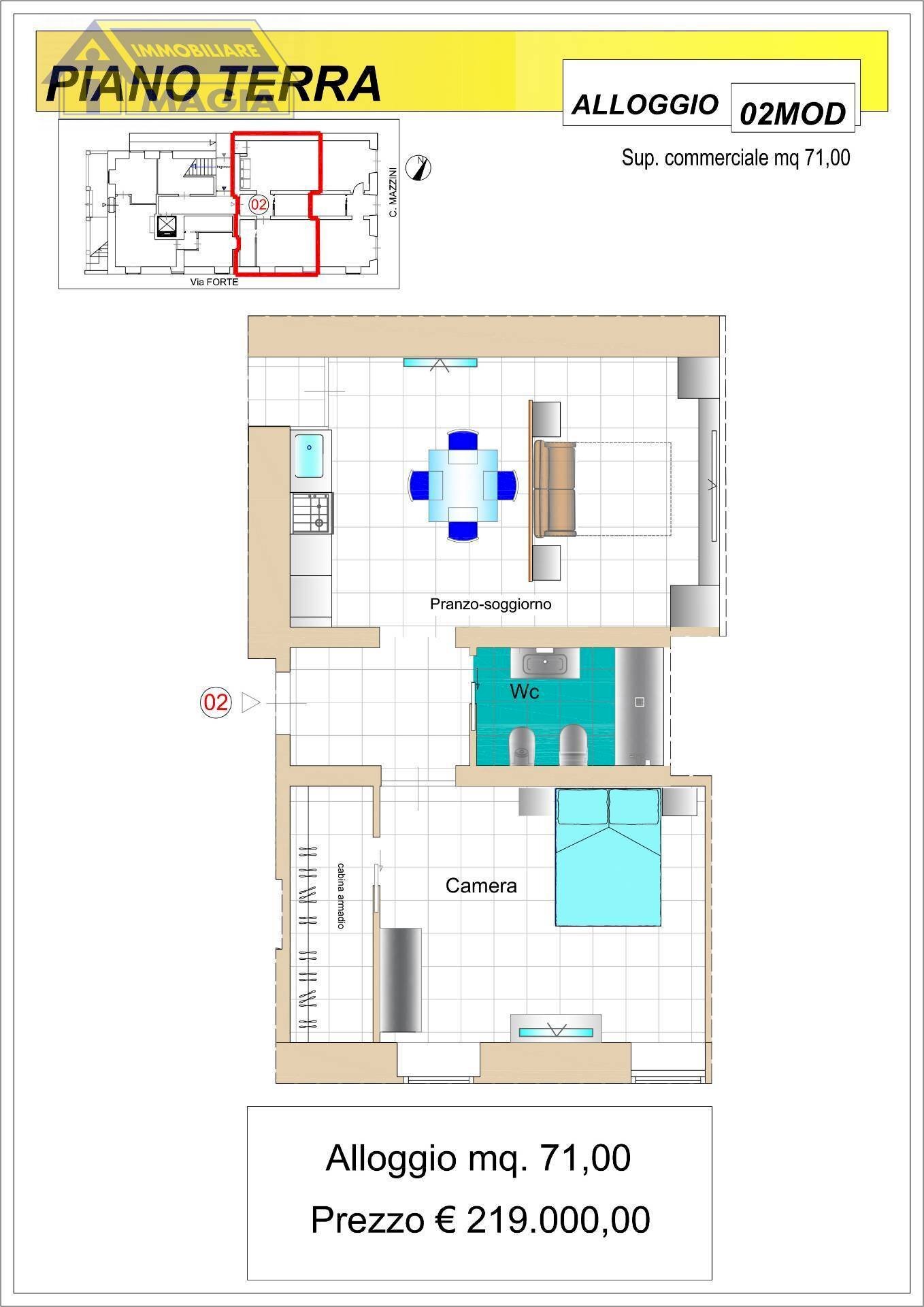 Foto 14 - Two-room apartment 47, San Benedetto del Tronto - floor plans 1
