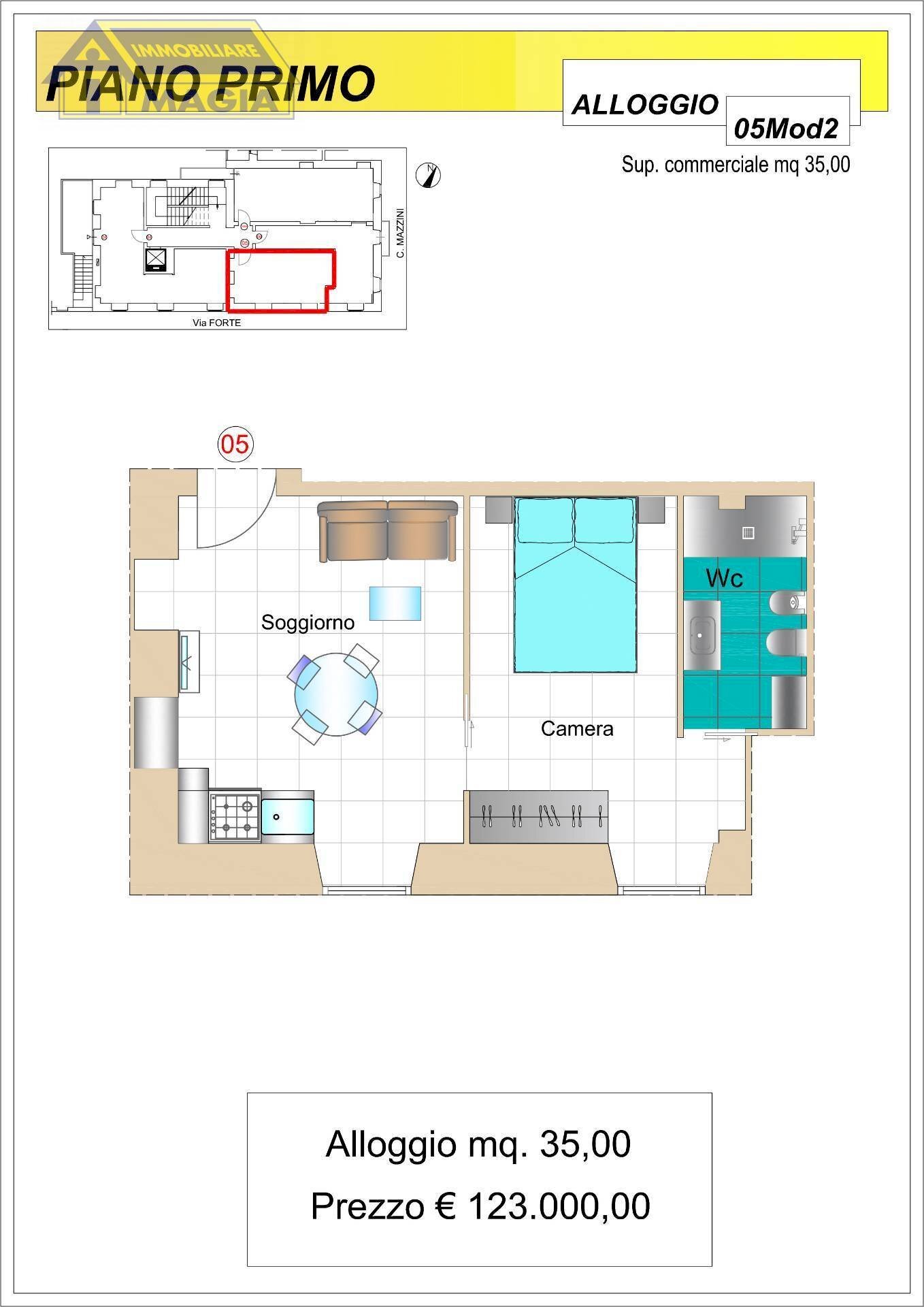 Foto 15 - Two-room apartment 47, San Benedetto del Tronto - floor plans 1