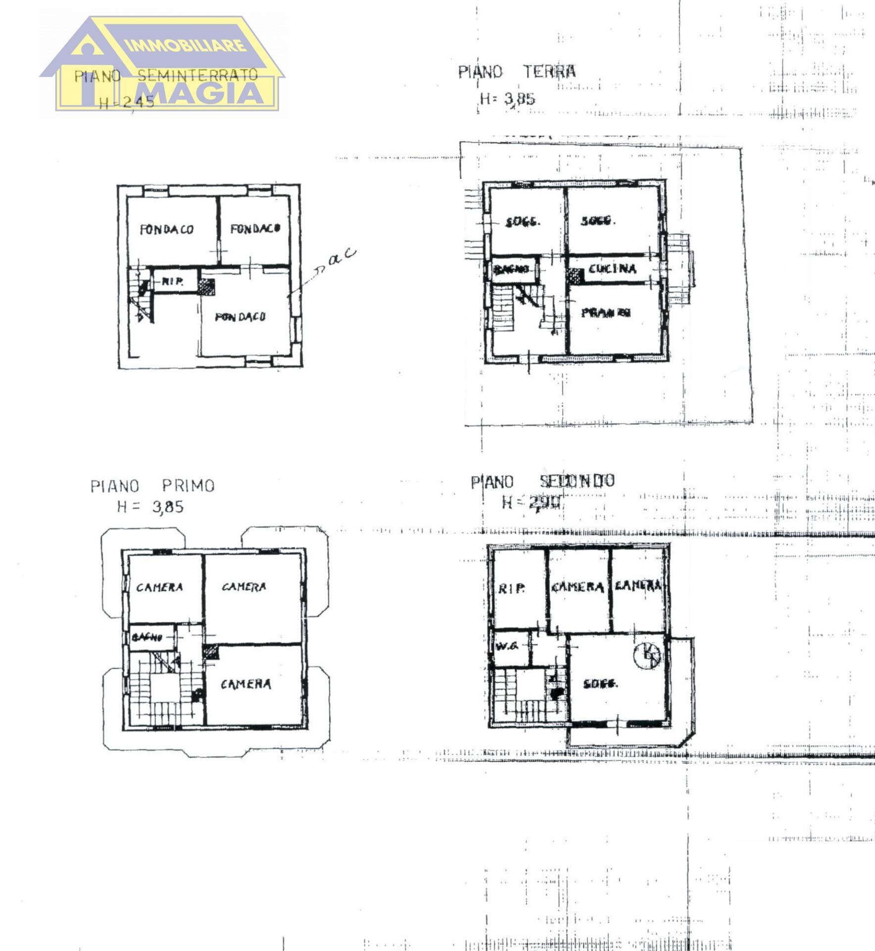 Foto 44 - Casa indipendente Castel di Lama - planimetria 1
