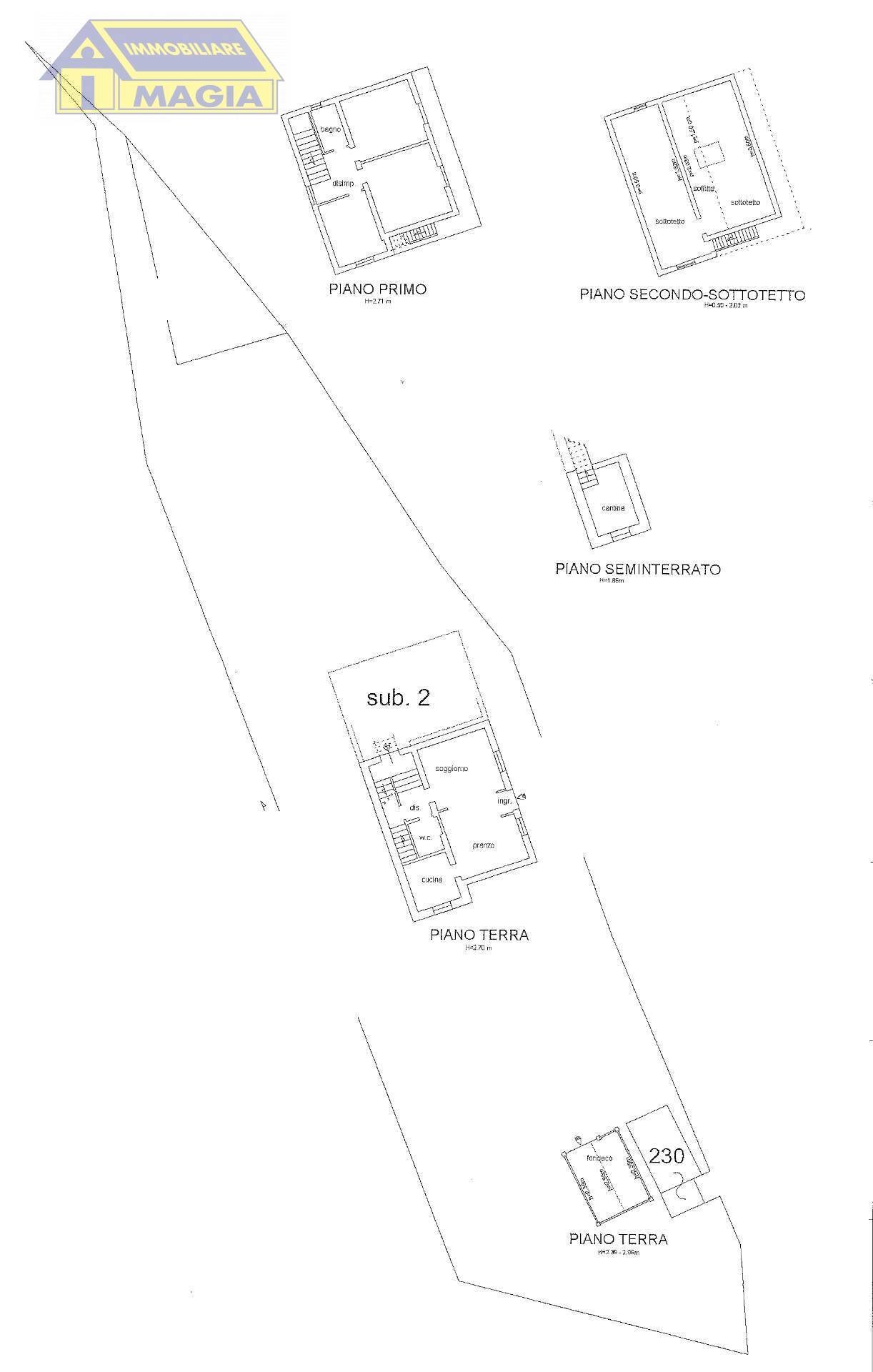 Foto 21 - Casa indipendente Colli del Tronto - planimetria 1