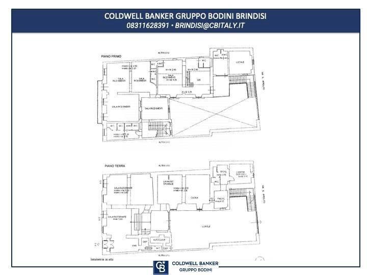 Foto 35 - Stable - Palace via Ferrante Fornari
 
26-28, Brindisi - floor plans 1
