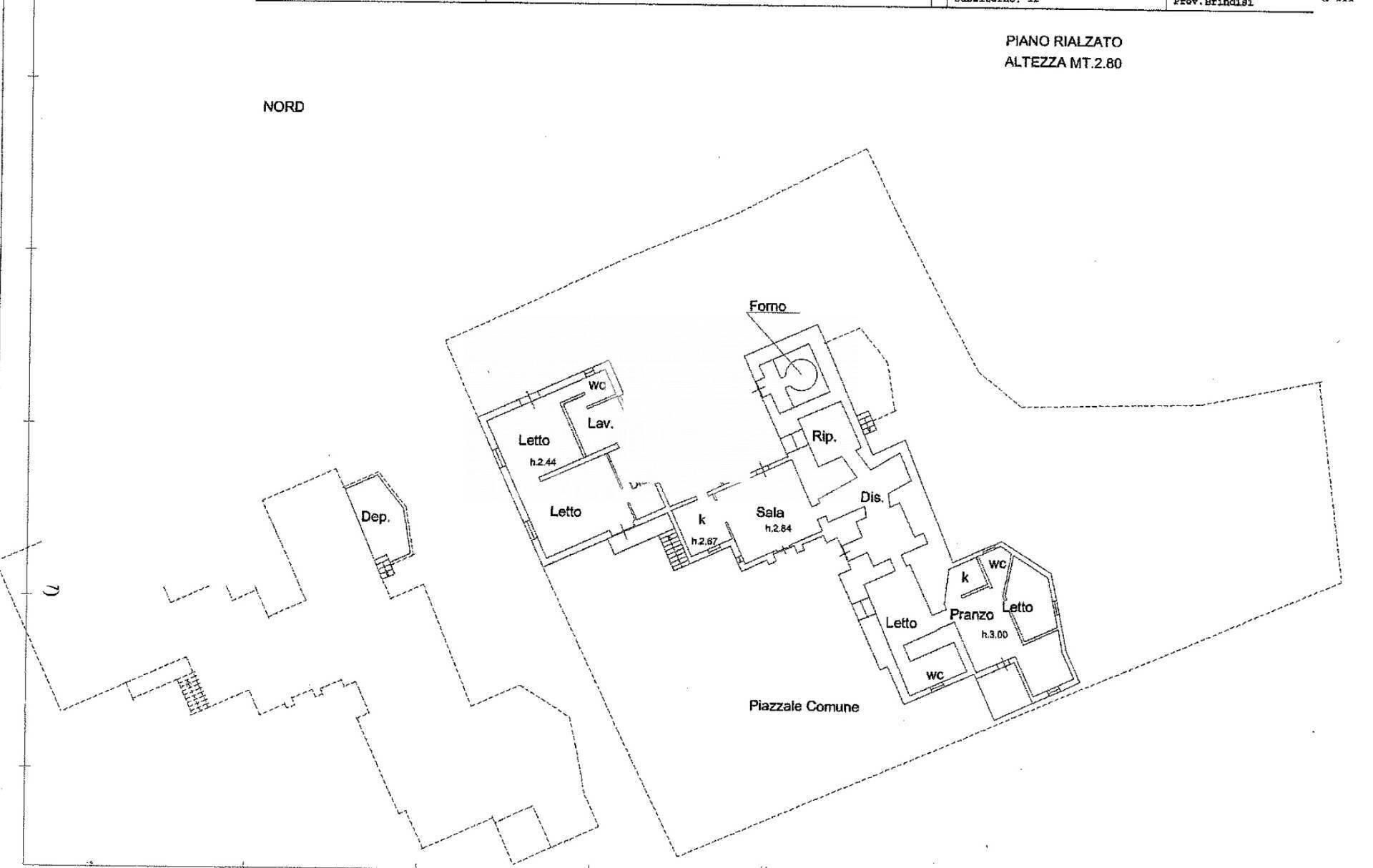 Foto 30 - Villa C.da Cervarolo
 
120, Ostuni - planimetria 1