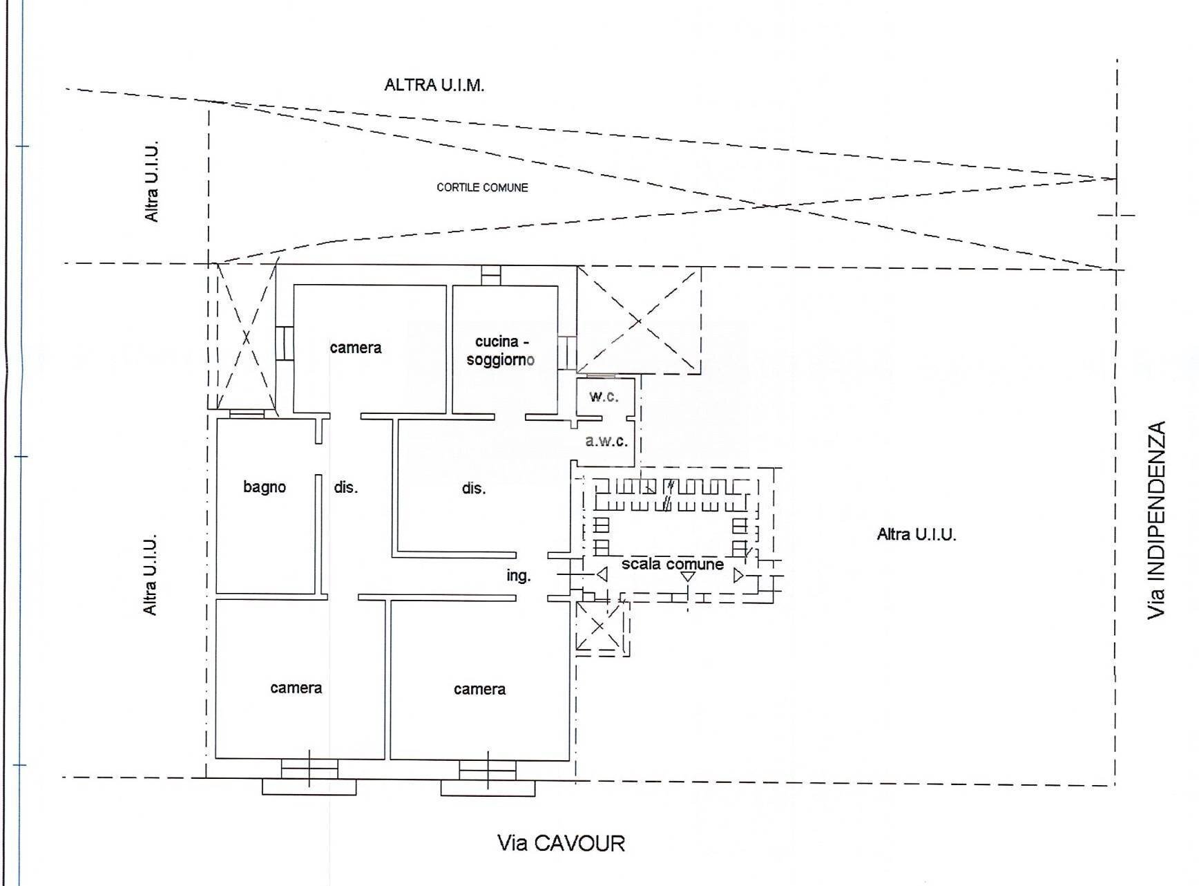 Foto 15 - Appartamento via cavour
 
59, Brindisi - planimetria 1