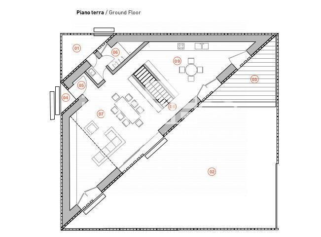 Foto 41 - Villa VIA ALBERTO GIANQUINTO, Jesolo - planimetria 1