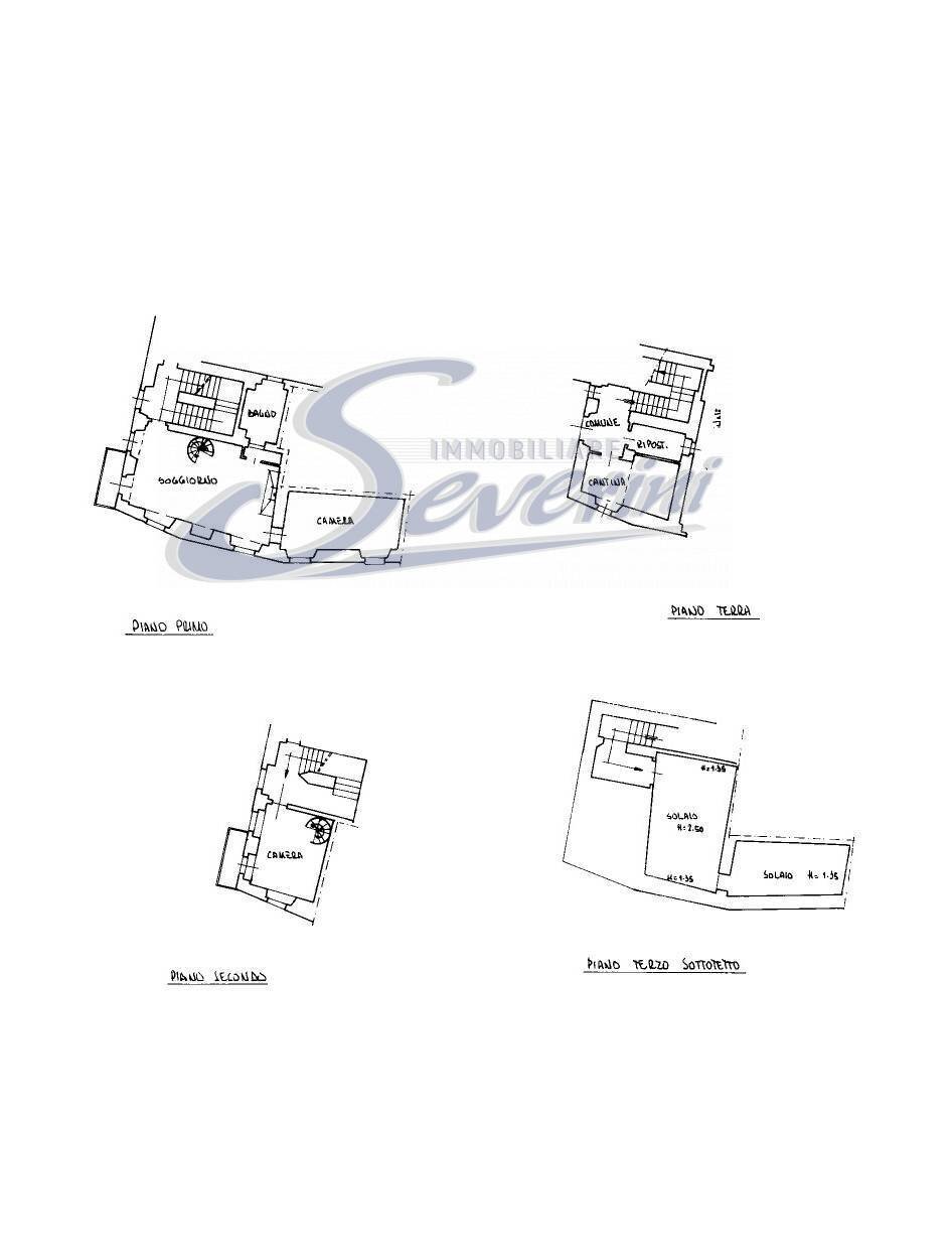 Foto 43 - Four-room apartment Via Gerletti
 
5, Colonno - floor plans 1