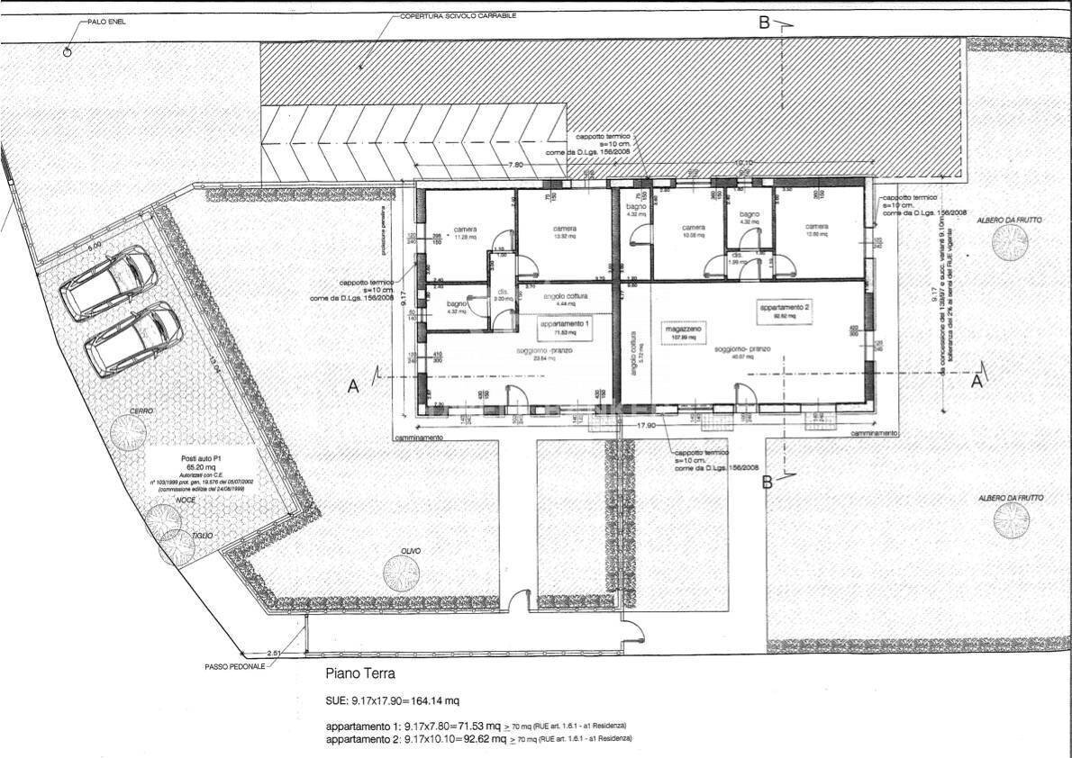 Foto 37 - Villa Viale Venezia
 
53, Riccione - planimetria 1
