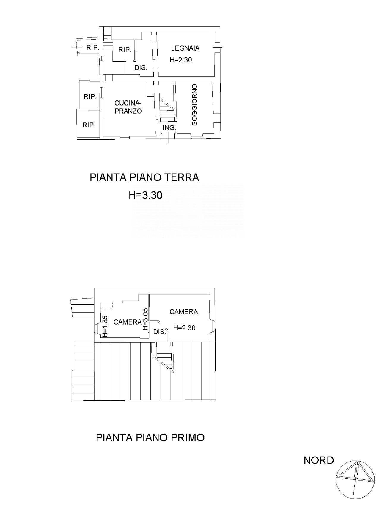 Foto 43 - Rustico Via Meleto
 
1266-30, Saludecio - planimetria 1