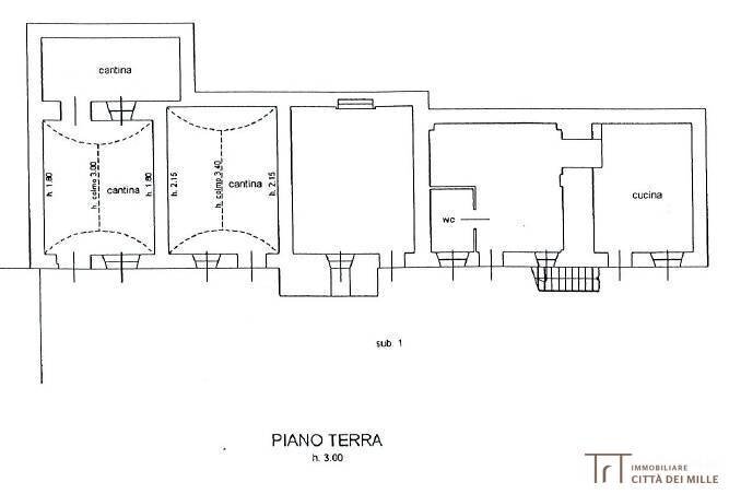 Foto 16 - Rustico Via Madonna Della Castagna, Bergamo - planimetria 1