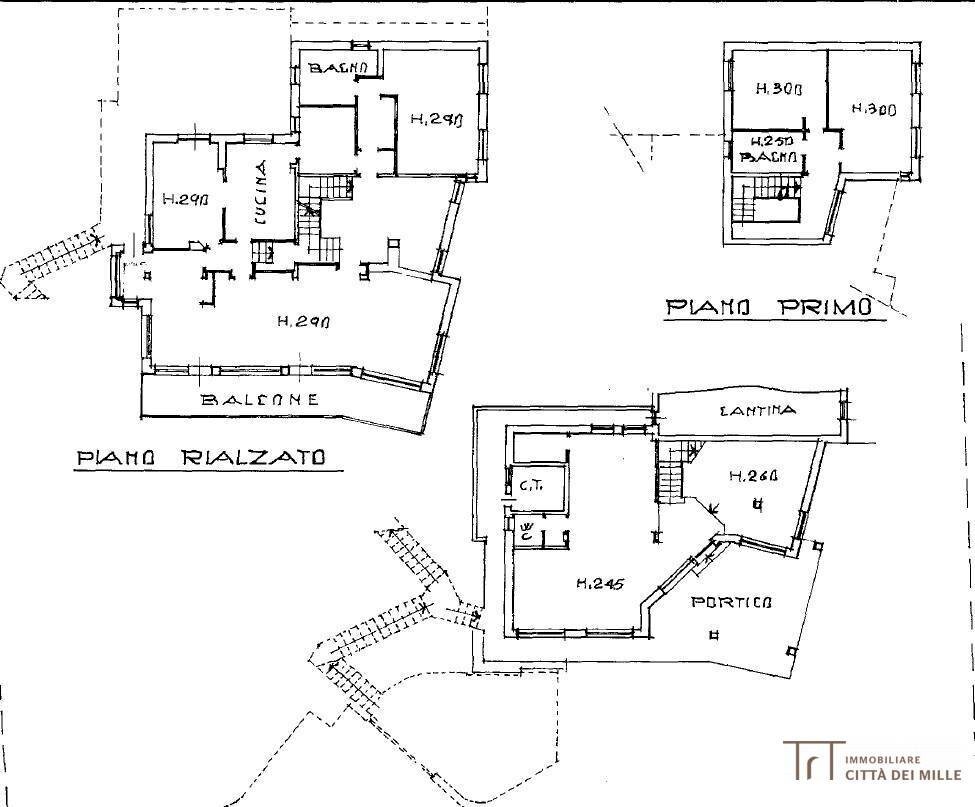 Foto 16 - Villa Via Alcaini, Bergamo - planimetria 1