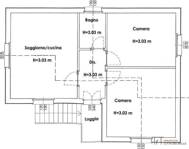Foto 11 - Casa indipendente via Antonio locatelli, Seriate - planimetria 1