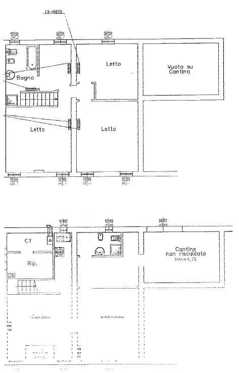Foto 5 - Independent house via viazza, Riva del Po - floor plans 1