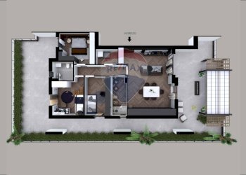 Pianta 3D - Quadrilocale Via Ospedale Di Venere
 
83, Bari - foto 5