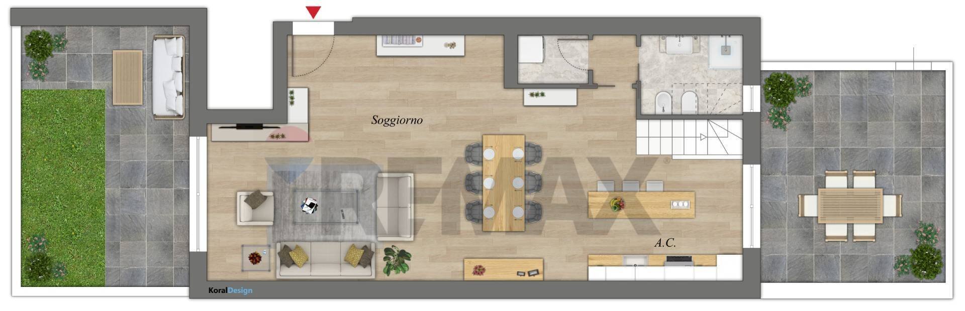 Pianta 2D - Four-room apartment Via Carlo Levi, Bitritto - photo 3