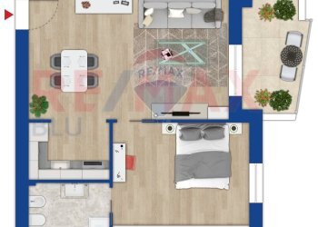 Pianta 2D - Bilocale Via Corato
 
16, Roma - foto 21