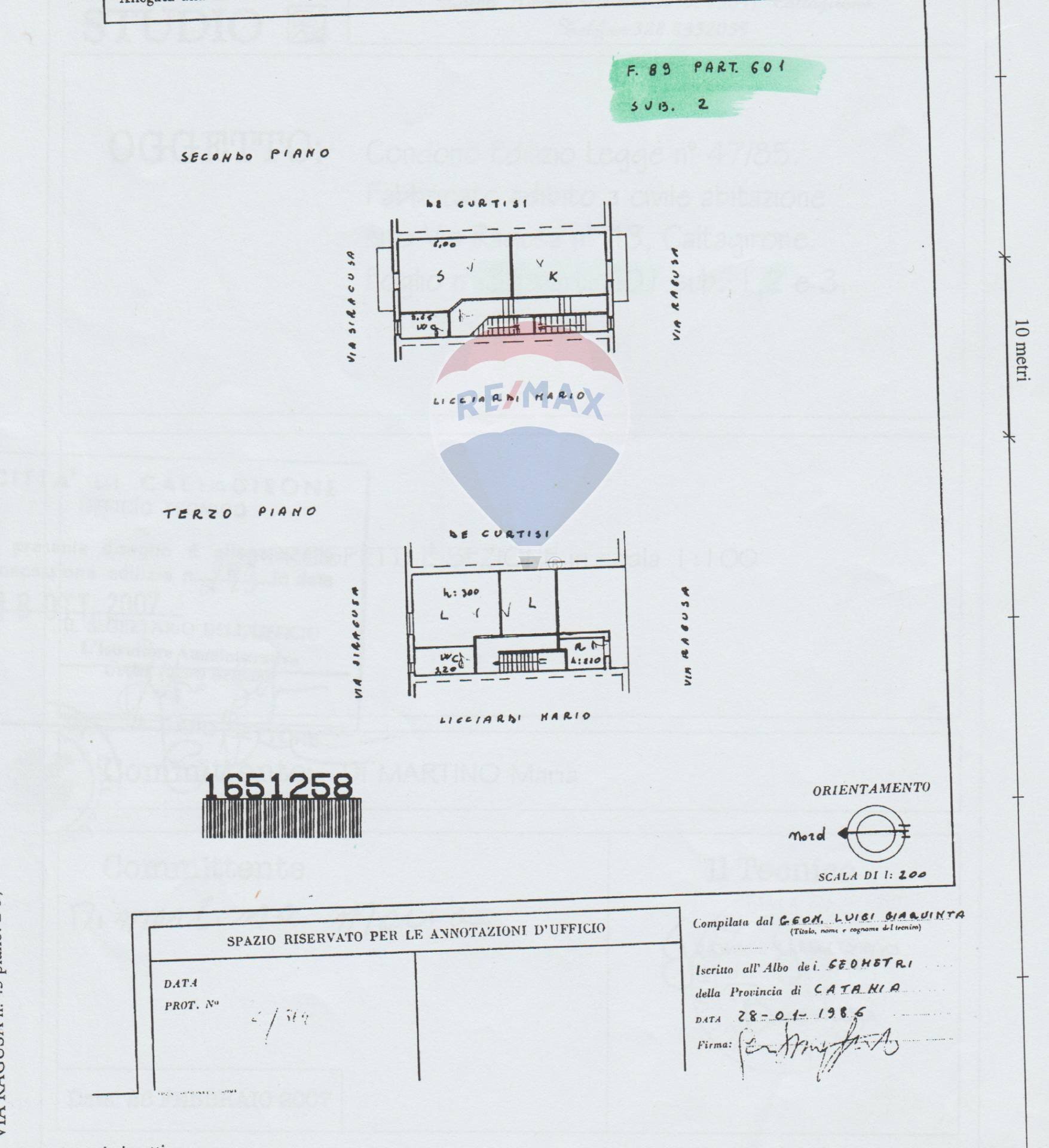 Pianta 2D - Appartamento VIA RAGUSA
 
43, Caltagirone - planimetria 1