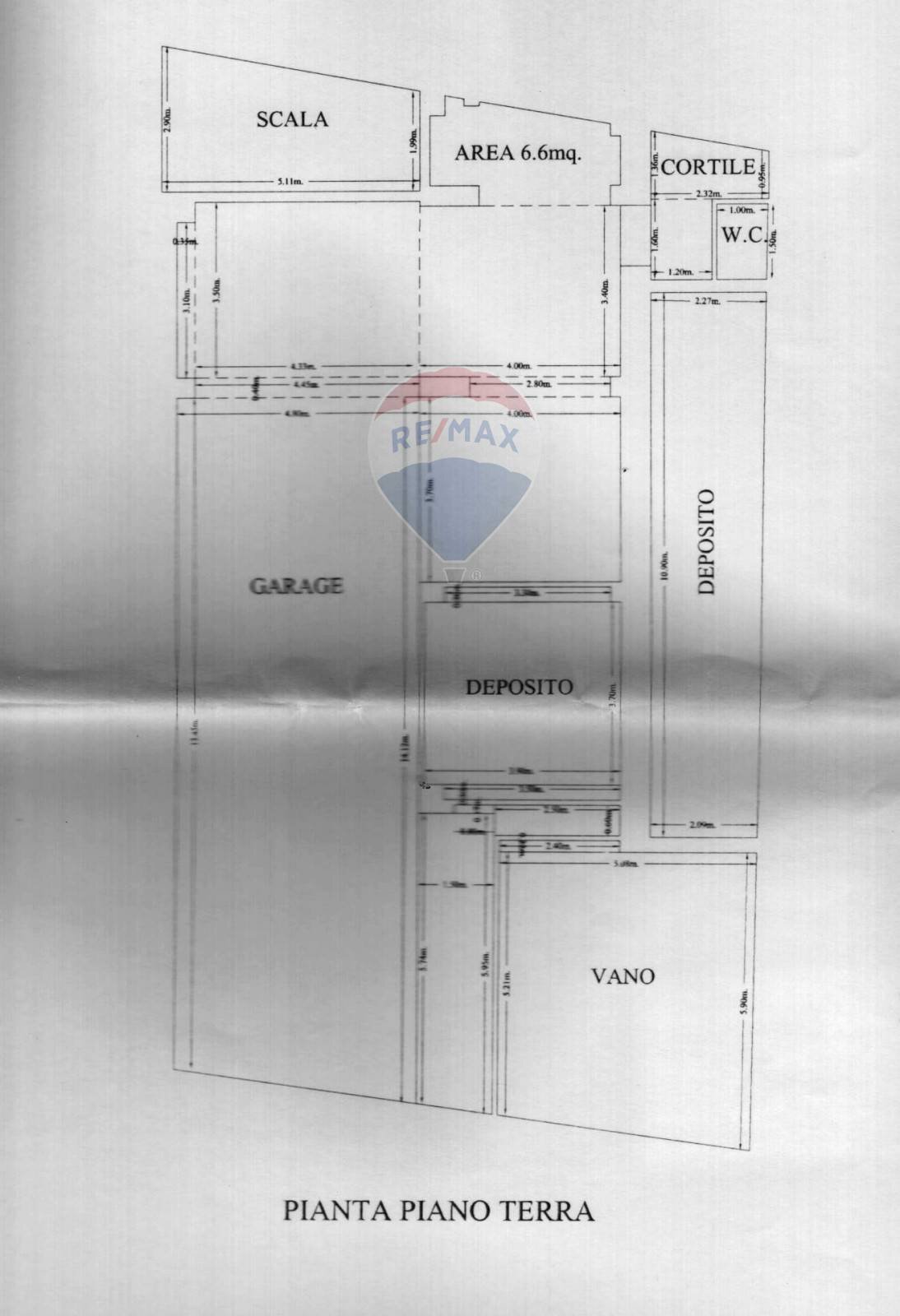 Pianta 2D - Magazzino Via De Lorenzo
 
182/186, Catania - planimetria 1