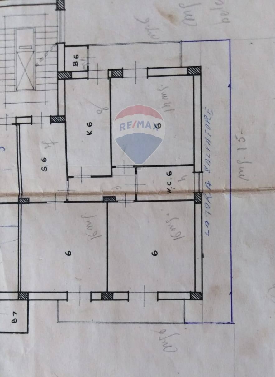 Pianta 2D - Appartamento via Scaccianoce
 
19, Acireale - planimetria 1