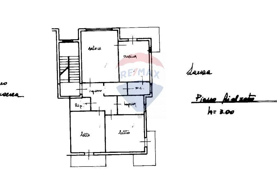 Pianta 2D - Appartamento Via Degli Oleandri
 
22, Caltagirone - planimetria 1