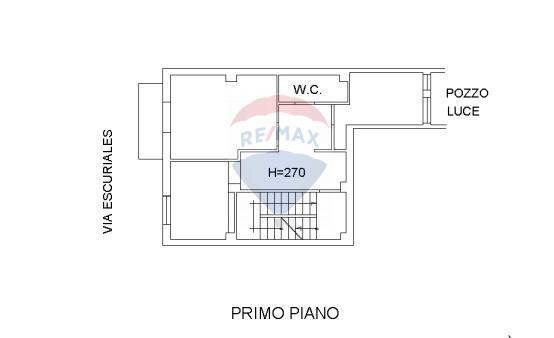 Pianta 2D - Ufficio via Escuriales
 
69, Caltagirone - planimetria 1