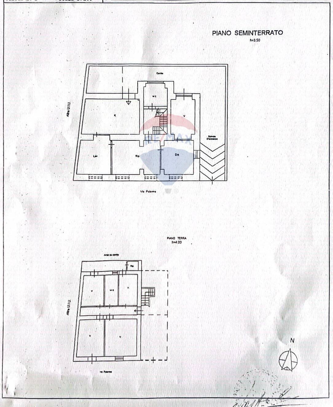 Pianta 2D - Casa semi indipendente Via Palermo
 
208, Catania - planimetria 1