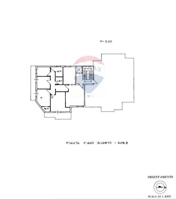 Pianta 2D - Appartamento Via Orsa Minore
 
62, Catania - planimetria 1