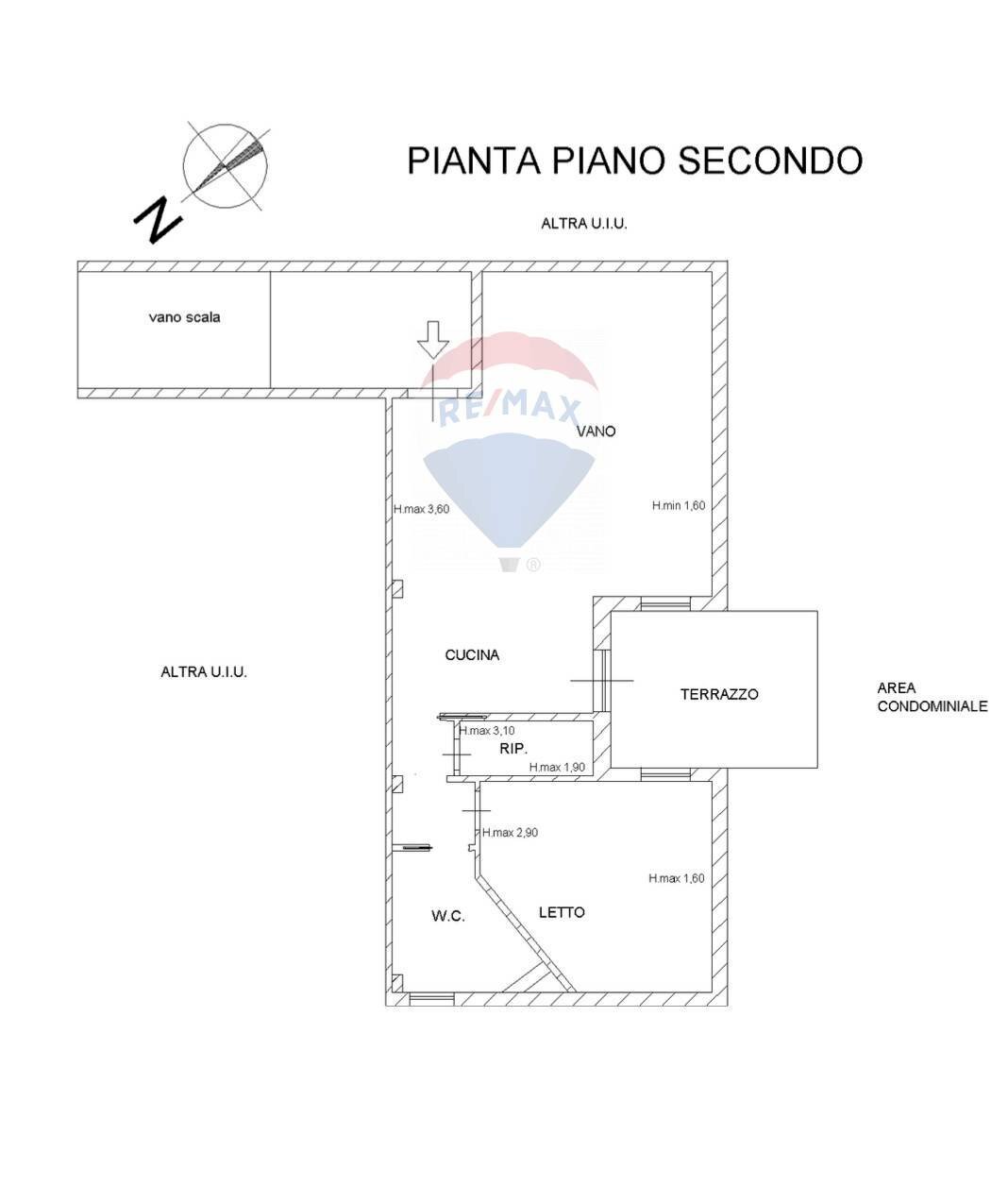 Pianta 2D - Bilocale Via Macello
 
78, San Giovanni la Punta - planimetria 1