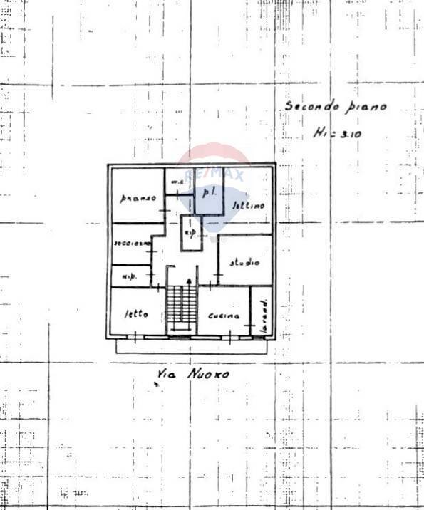 Pianta 2D - Appartamento Via Nuoro
 
46, Paterno - planimetria 1