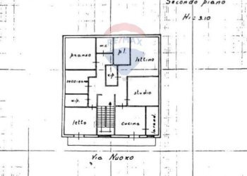 Pianta 2D - Appartamento Via Nuoro
 
46, Paterno - foto 31