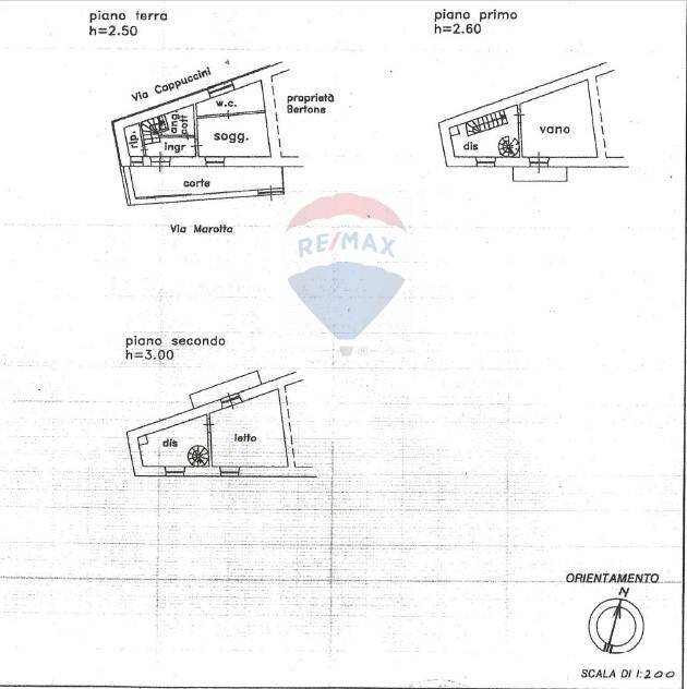 Pianta 2D - Independent house Via Marotta
 
134, Randazzo - floor plans 1