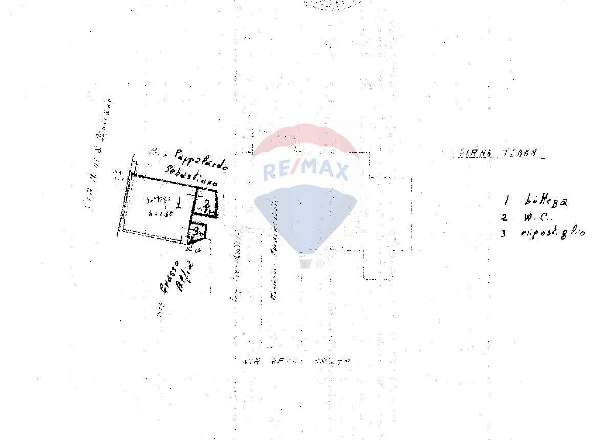 Pianta 2D - Locale Commerciale via marchese di san giuliano
 
63, Acireale - planimetria 1