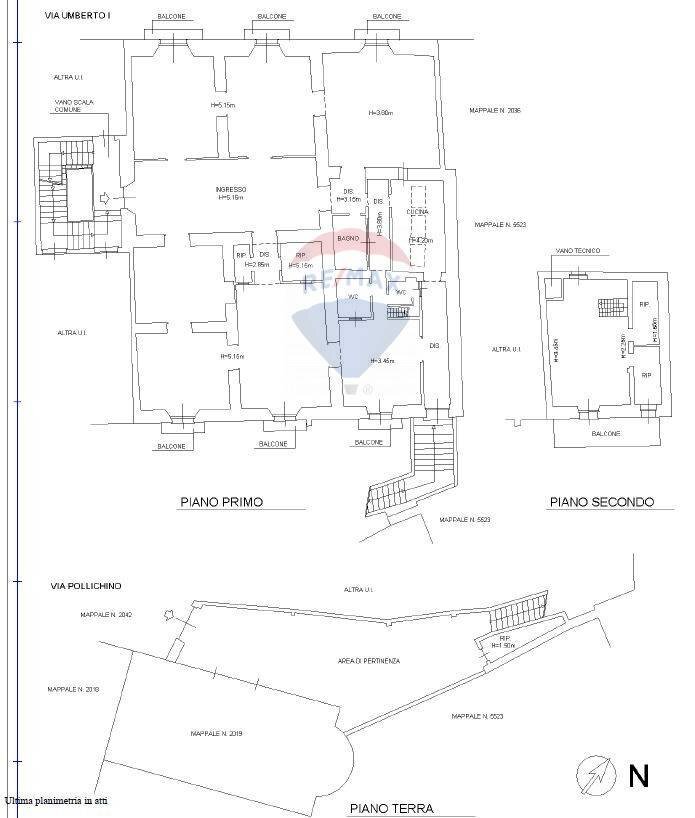 Pianta 2D - Appartamento Via Umberto
 
77, Randazzo - planimetria 1
