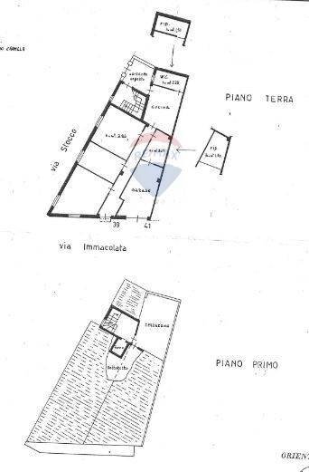 Pianta 2D - Casa indipendente Via Immacolata
 
39-41, Catania - planimetria 1