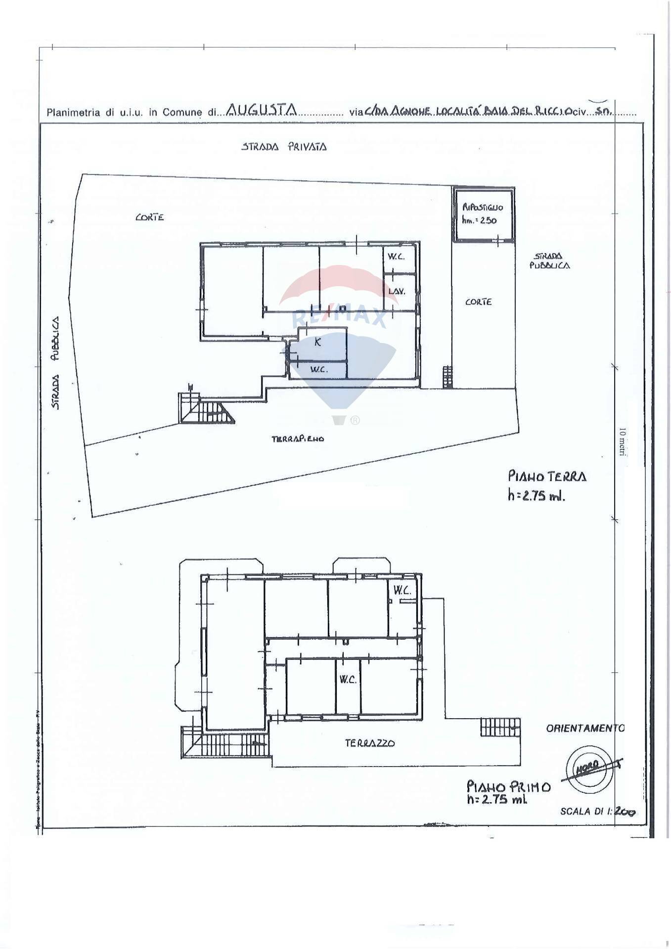 Pianta 2D - Villa Contrada Agnone Baia del Riccio
 
s.n.c., Augusta - planimetria 1
