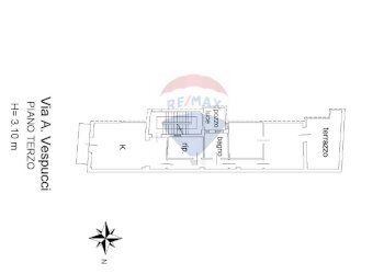 Pianta 2D - Quadrilocale Via Amerigo Vespucci
 
85, Paterno - foto 11