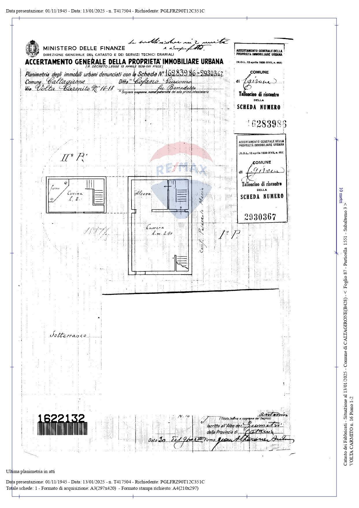 Pianta 2D - Independent house Via Volta carmito
 
16-18, Caltagirone - floor plans 1