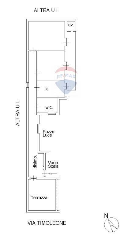 Pianta 2D - Attico Via Timoleone
 
30, Catania - planimetria 1