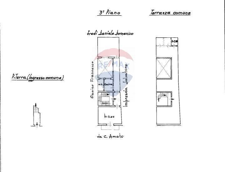 Pianta 2D - Bilocale Via Carluccio Amato
 
15, Augusta - planimetria 1