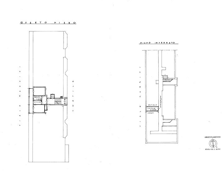 Three-room apartment Viale Giuseppe Mazzini, 32, Barge - floor plans 1