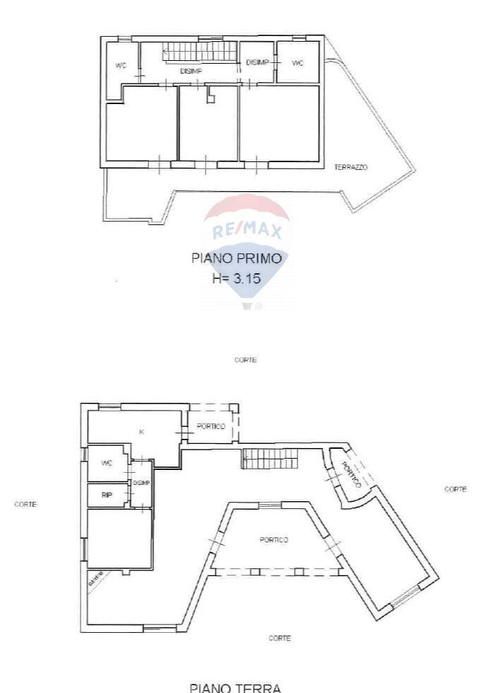 Pianta 2D - Villa Via Cavaliere Bosco
 
166, Santa Maria di Licodia - planimetria 1